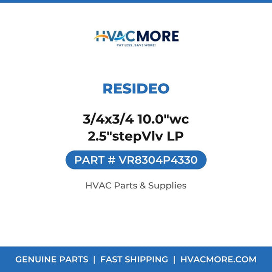 Resideo 3/4x3/4 10.0"wc 2.5"stepVlv LP VR8304P4330