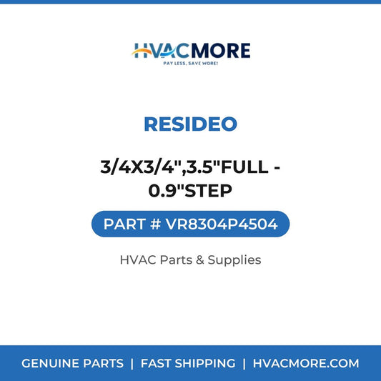 Resideo 3/4X3/4",3.5"FULL - 0.9"STEP VR8304P4504