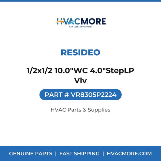 Resideo 1/2x1/2 10.0"WC 4.0"StepLP Vlv VR8305P2224