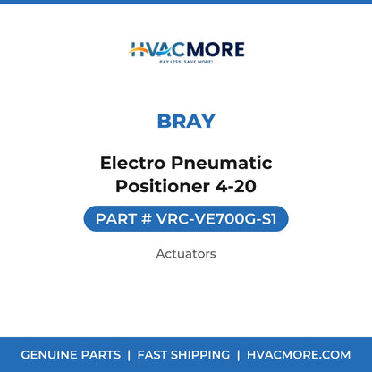 Bray Electro Pneumatic Positioner 4-20 VRC-VE700G-S1