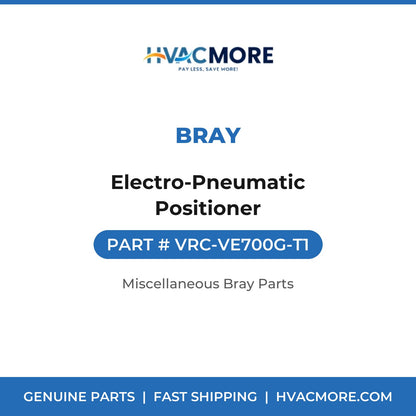 Bray Electro-Pneumatic Positioner VRC-VE700G-T1