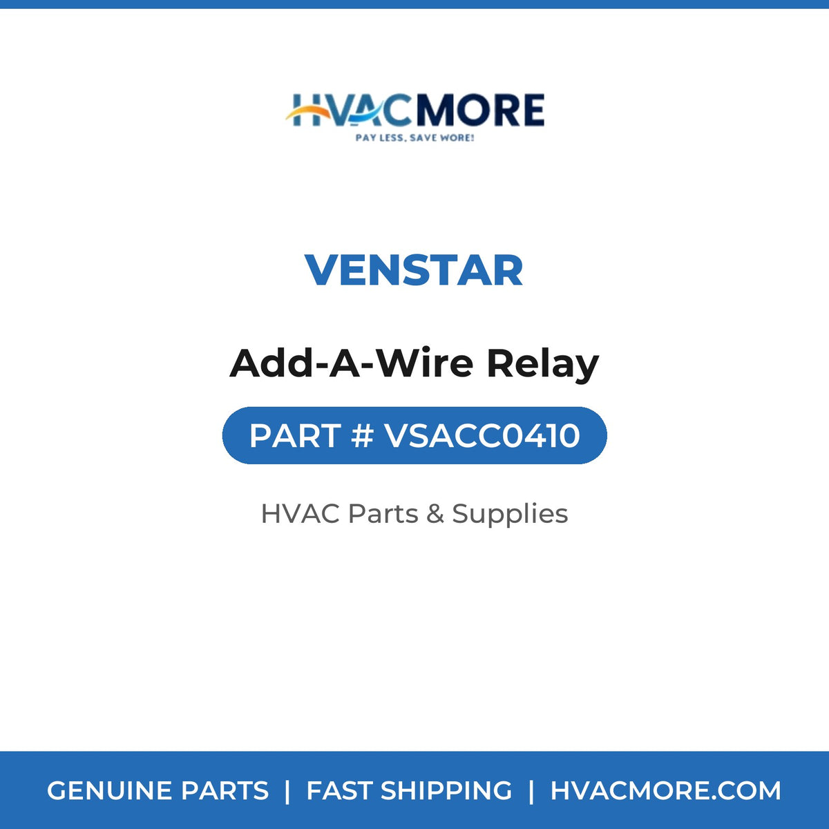 Venstar Add-A-Wire Relay VSACC0410