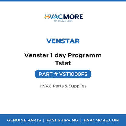 Venstar Venstar 1 day Programm Tstat VST1000FS
