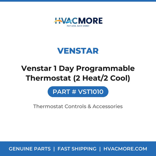 Venstar Venstar 1 Day Programmable Thermostat (2 Heat/2 Cool) VST1010