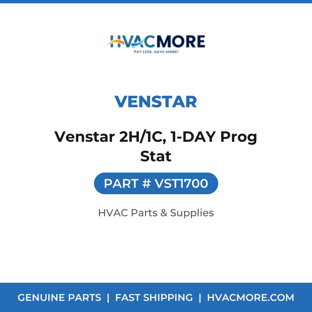 Venstar Venstar 2H/1C, 1-DAY Prog Stat VST1700
