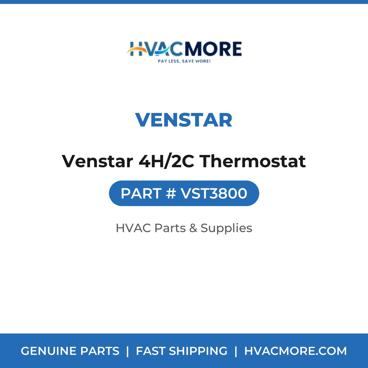 Venstar Venstar 4H/2C Thermostat VST3800
