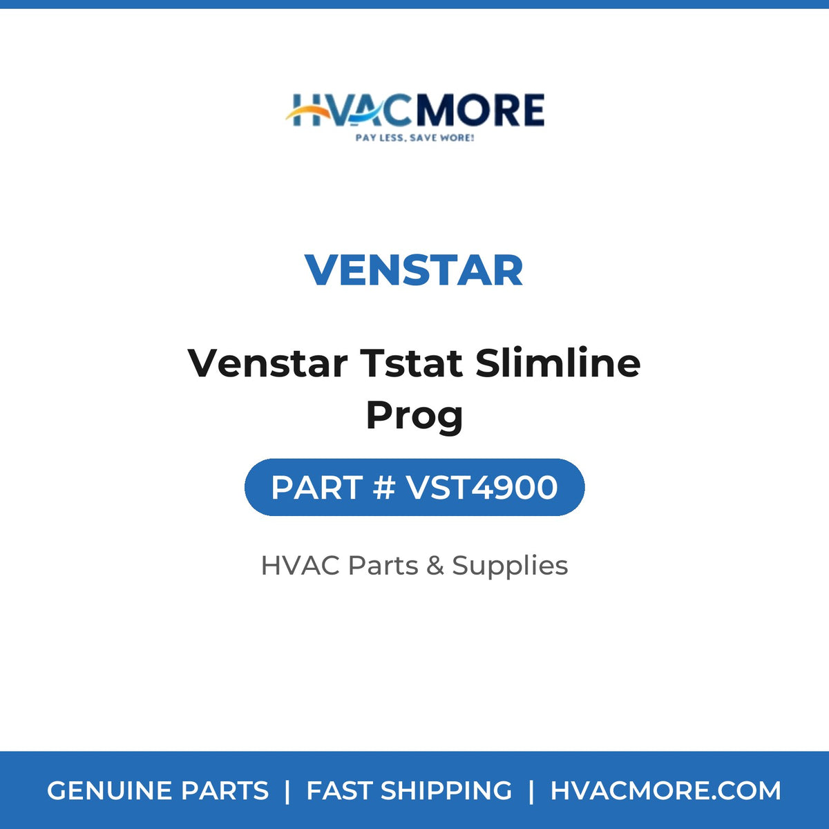 Venstar Venstar Tstat Slimline Prog VST4900