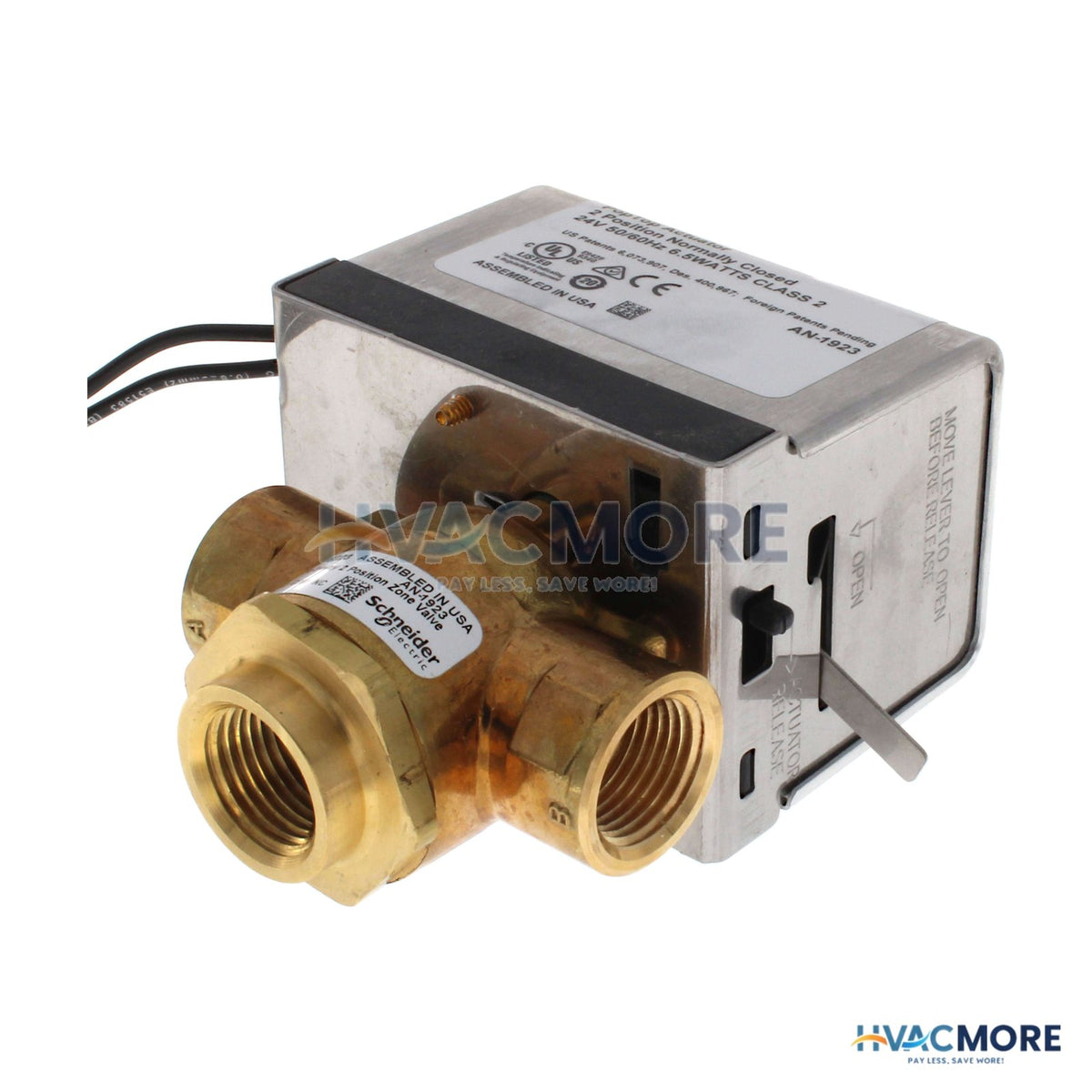 Erie 1/2" Threaded 3-WAY Zone Valve (24V) VT3223G13A020