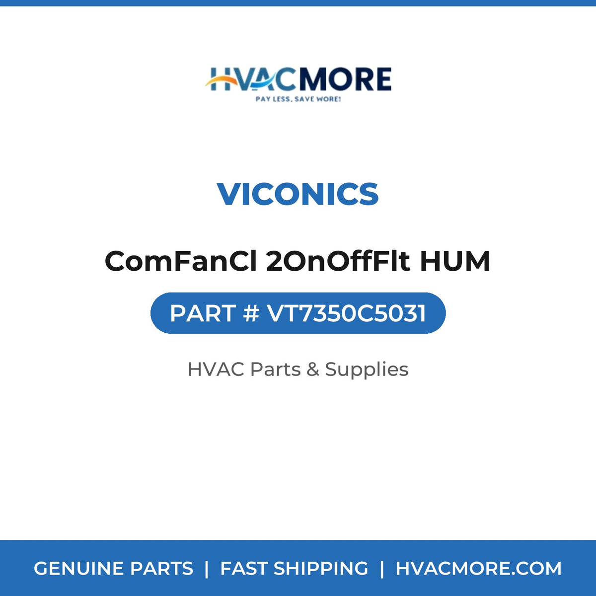 Viconics ComFanCl 2OnOffFlt HUM VT7350C5031