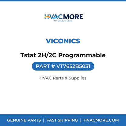 Viconics Tstat 2H/2C Programmable VT7652B5031