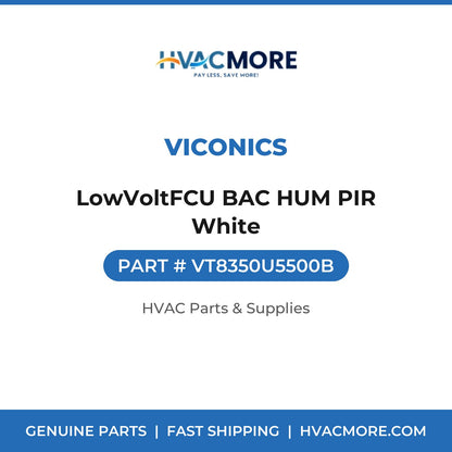 Viconics LowVoltFCU BAC HUM PIR White VT8350U5500B