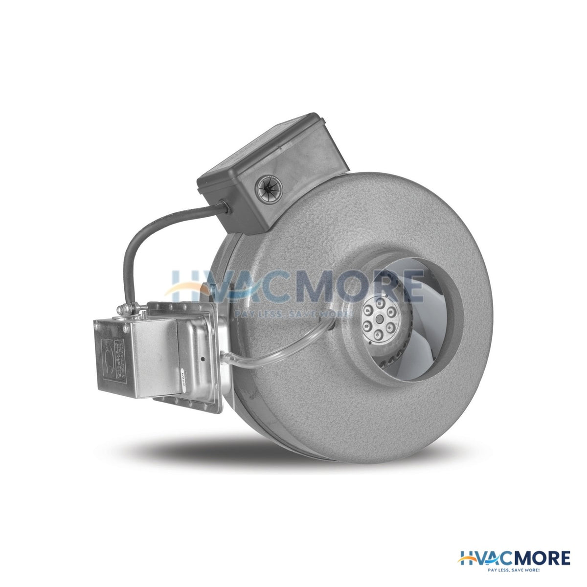 Atmosphere Vortex Powerfan 4" Inline Duct Fan W/ Automatic Pressure Switch (15 to 198 CFM) VTX400P