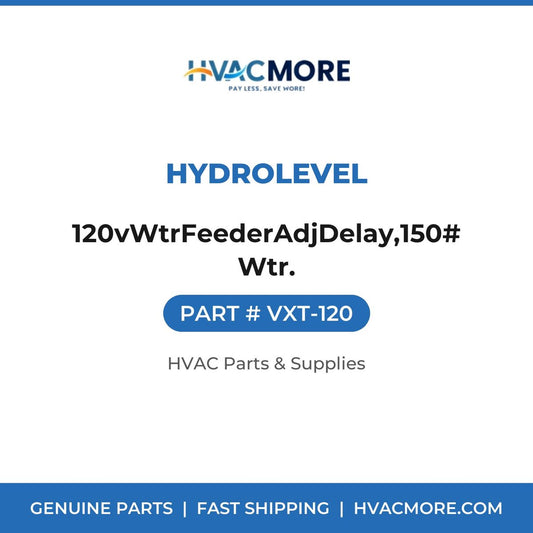 Hydrolevel 120vWtrFeederAdjDelay,150#Wtr. VXT-120