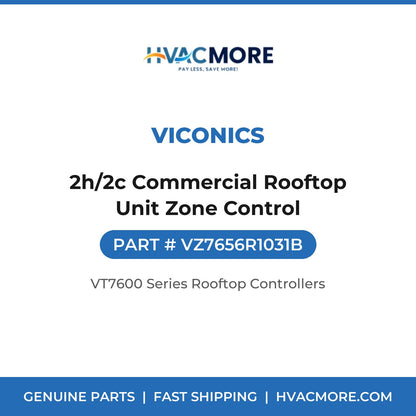 Viconics 2h/2c Commercial Rooftop Unit Zone Control VZ7656R1031B