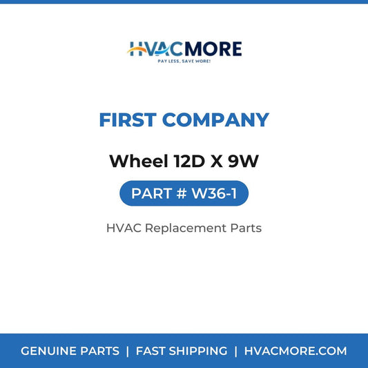 First Company Wheel 12D X 9W W36-1