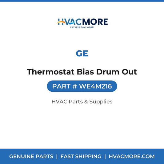 GE Thermostat Bias Drum Out WE4M216