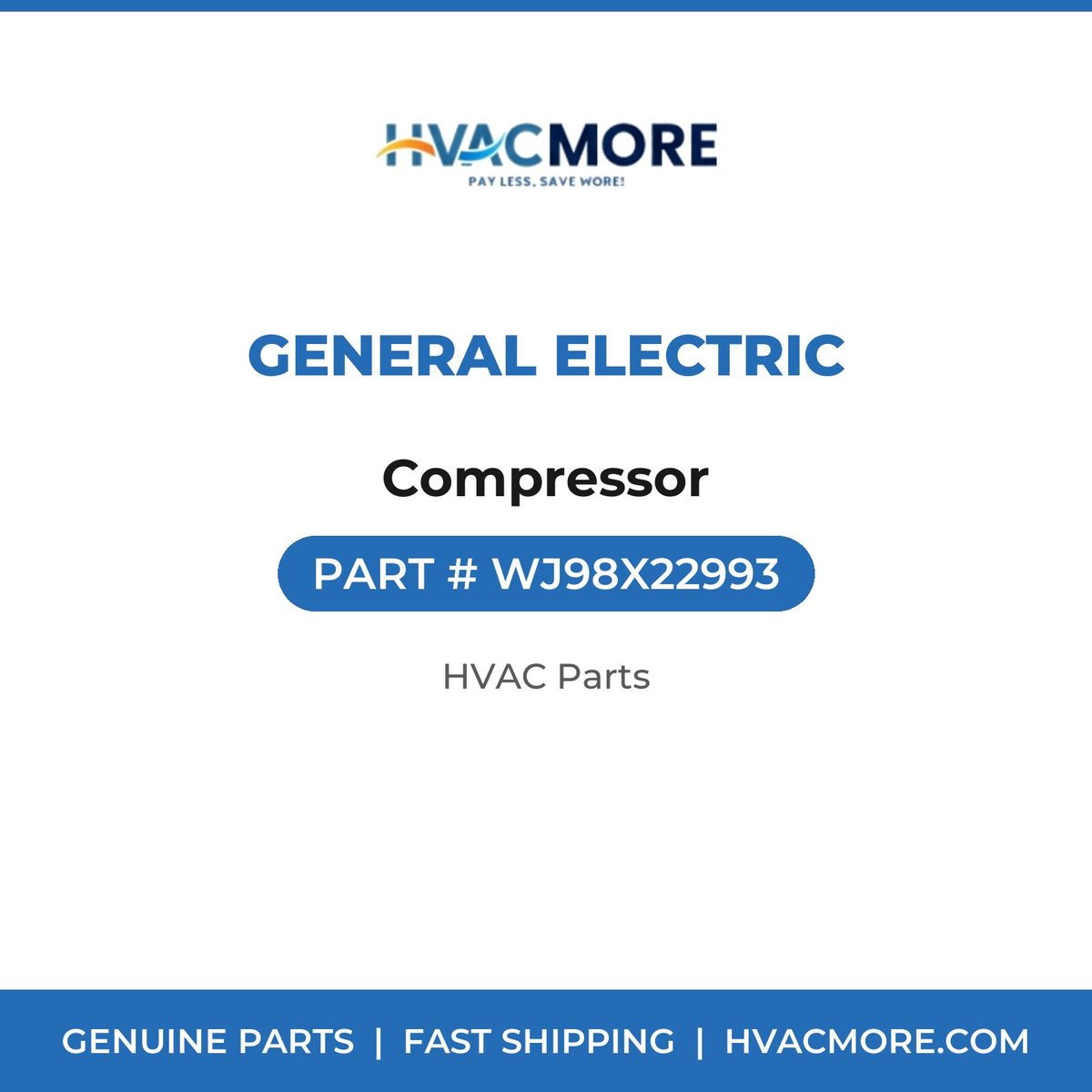 General Electric Compressor WJ98X22993