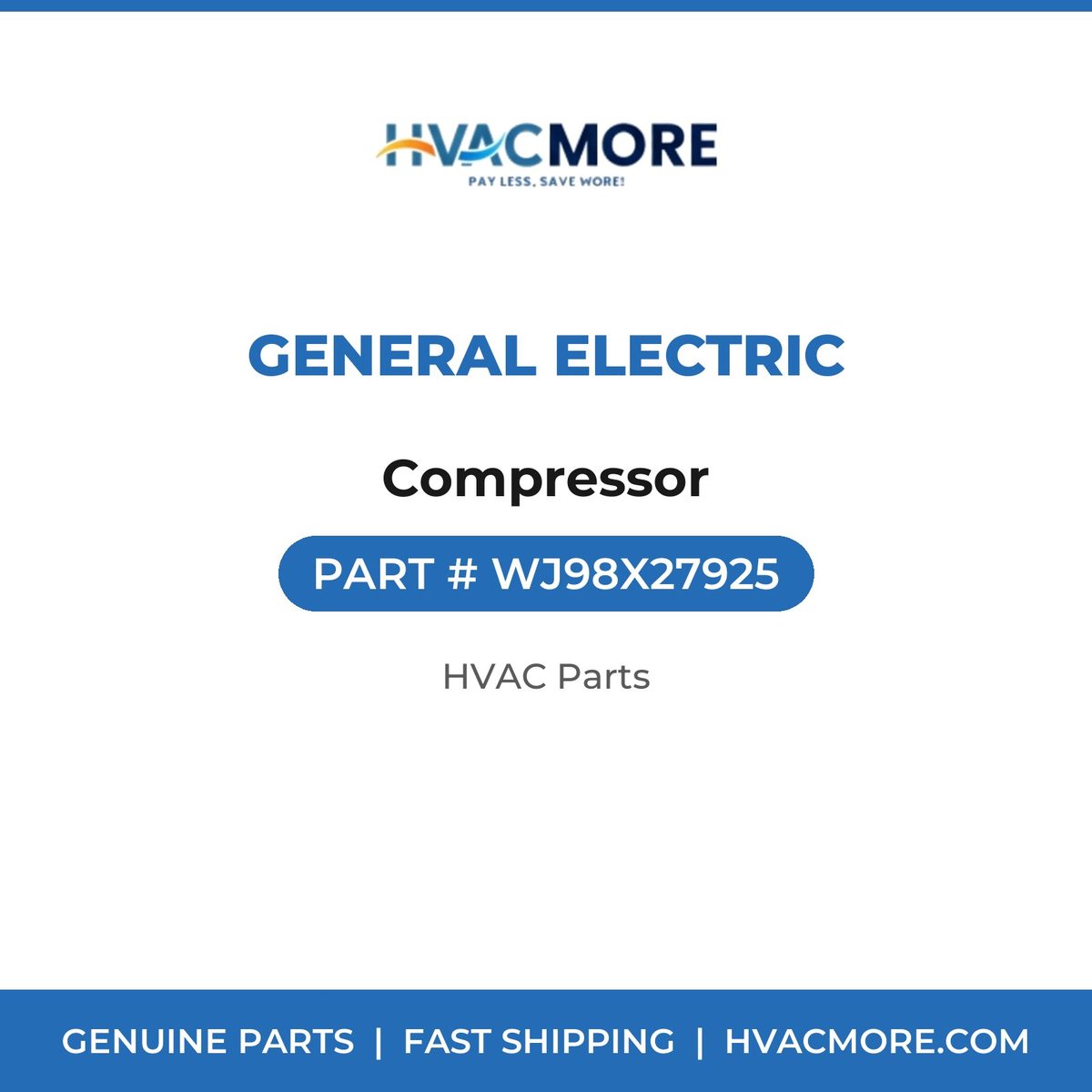 General Electric Compressor WJ98X27925
