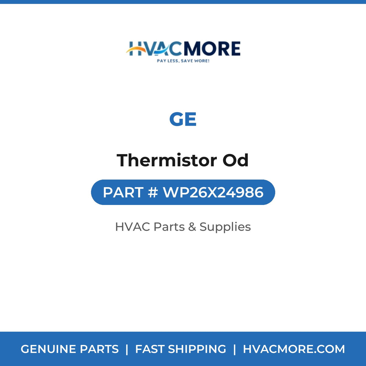 GE Thermistor Od WP26X24986