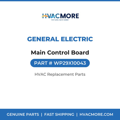 General Electric Main Control Board WP29X10043