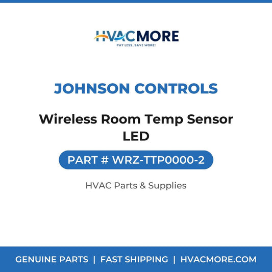 Johnson Controls Wireless Room Temp Sensor LED WRZ-TTP0000-2