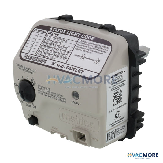 Resideo WT8840 Water Heater Gas Valve Control, NG - 2" Spud, 5" W.C. WT8840B1500