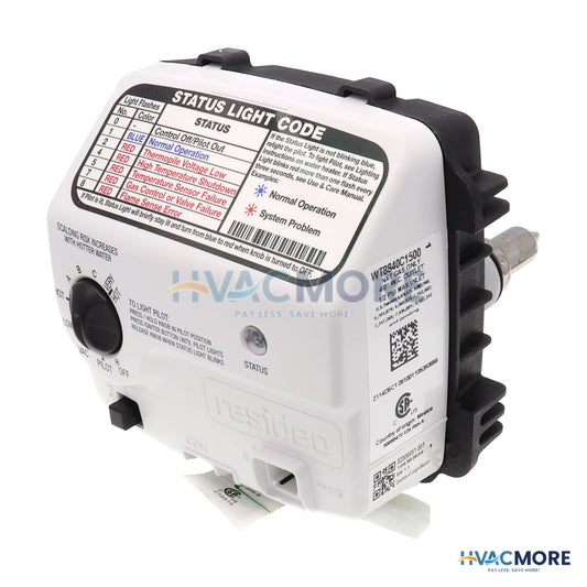 Resideo Water Heater Gas Valve Control, NG - 2" Insulation Tank, 4" W.C. Setting WT8840C1500