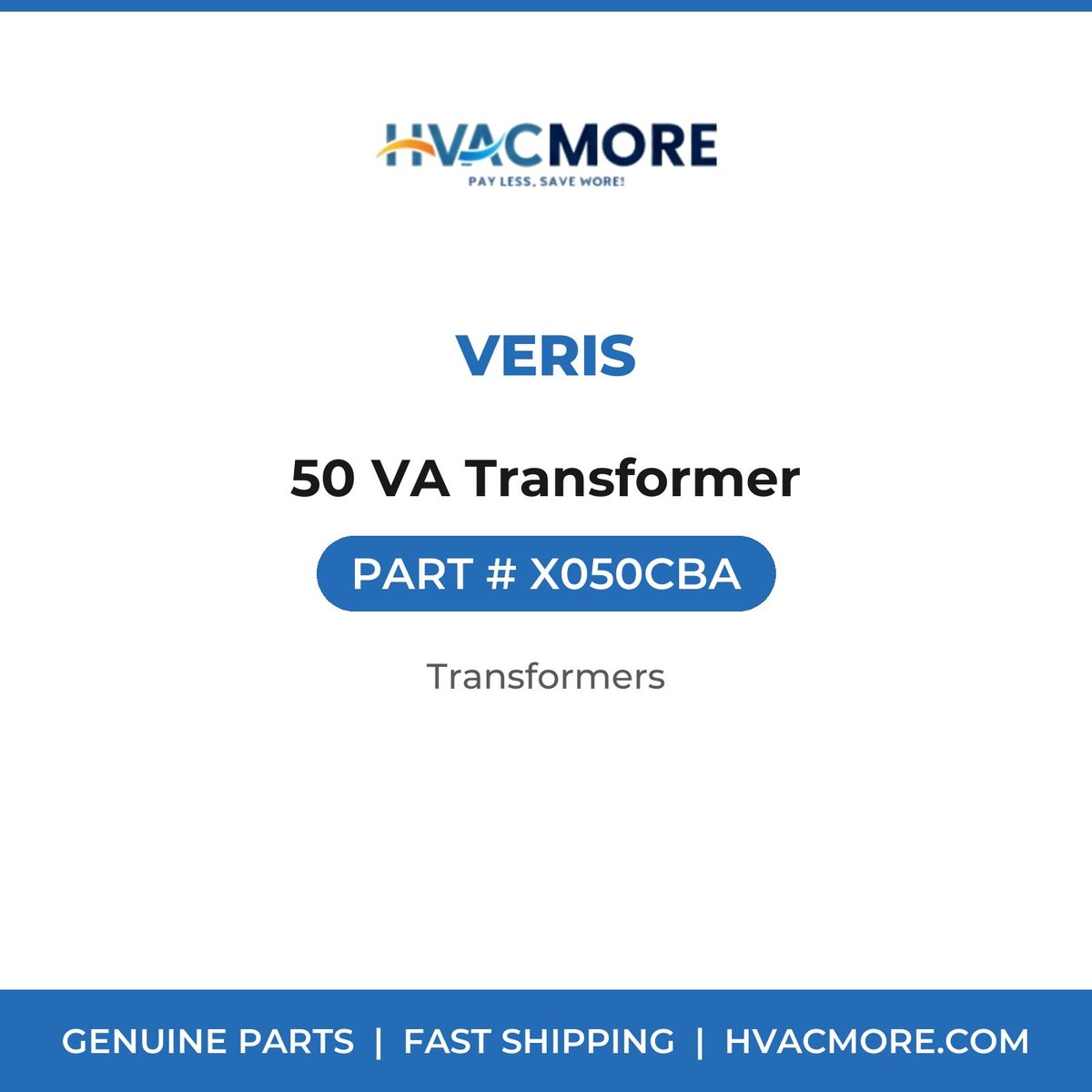Veris 50 VA Transformer X050CBA