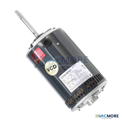 Marathon Motors Refrigeration Fan -<BR>1 HP, 850 RPM, 3 PH, Reversible (208-230/460V) X507