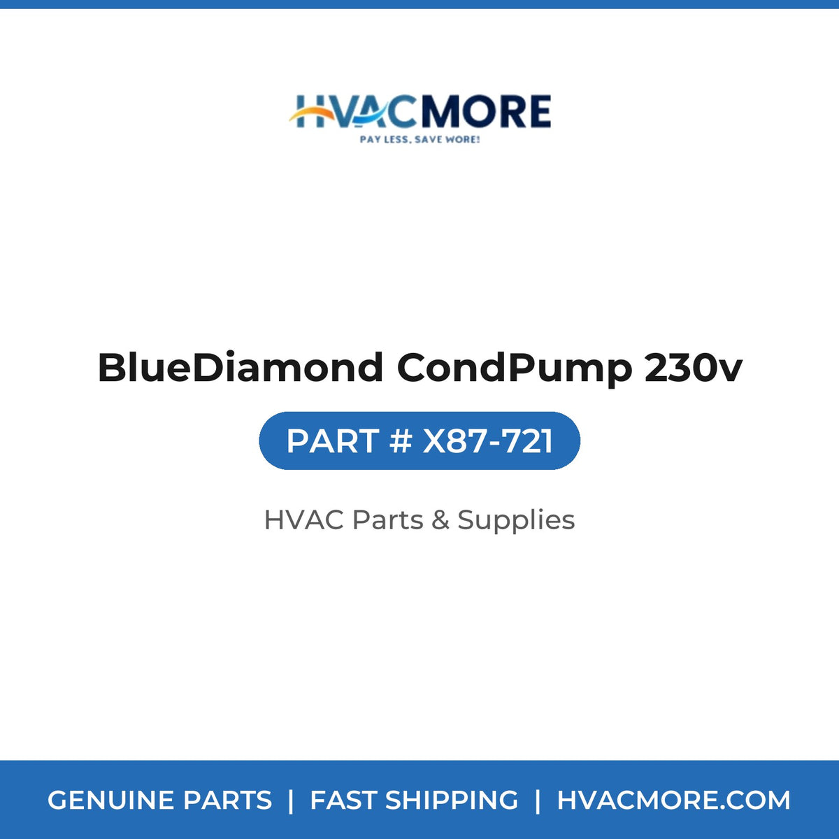 BlueDiamond CondPump 230v X87-721