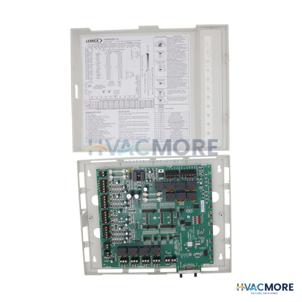 Lennox 4 Zone Control Panel - Harmony 3 X9953