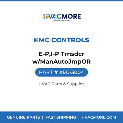 KMC Controls E-P,I-P Trnsdcr w/ManAutoJmpOR XEC-3004