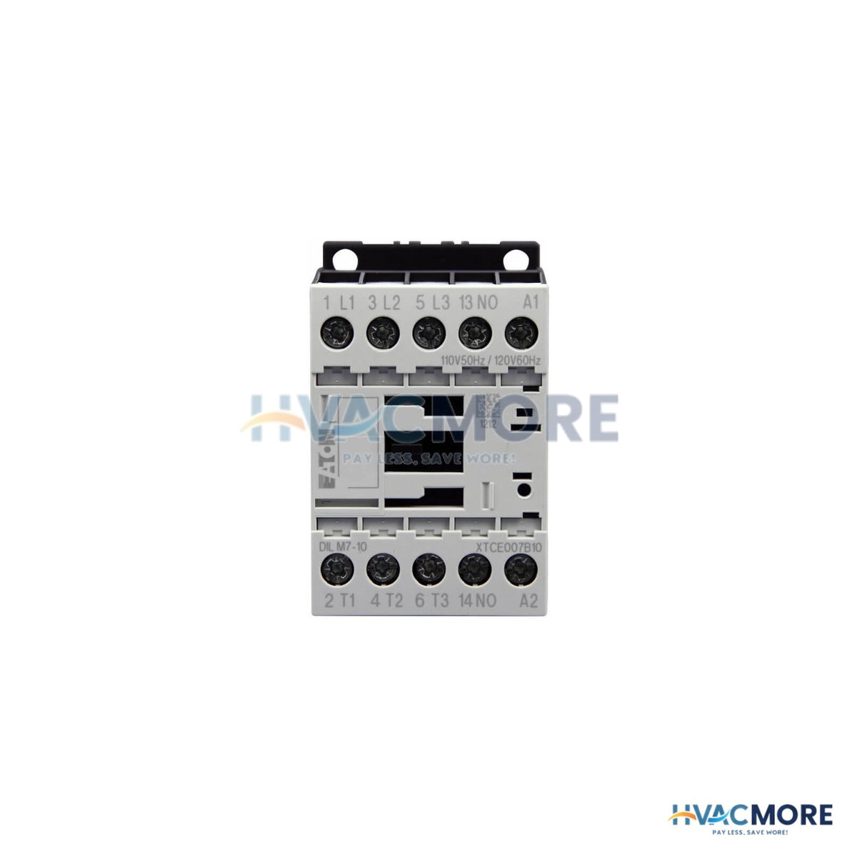 Eaton 3-POLE Non-Reversing Contactor (120V, 7 Amp) XTCE007B10A
