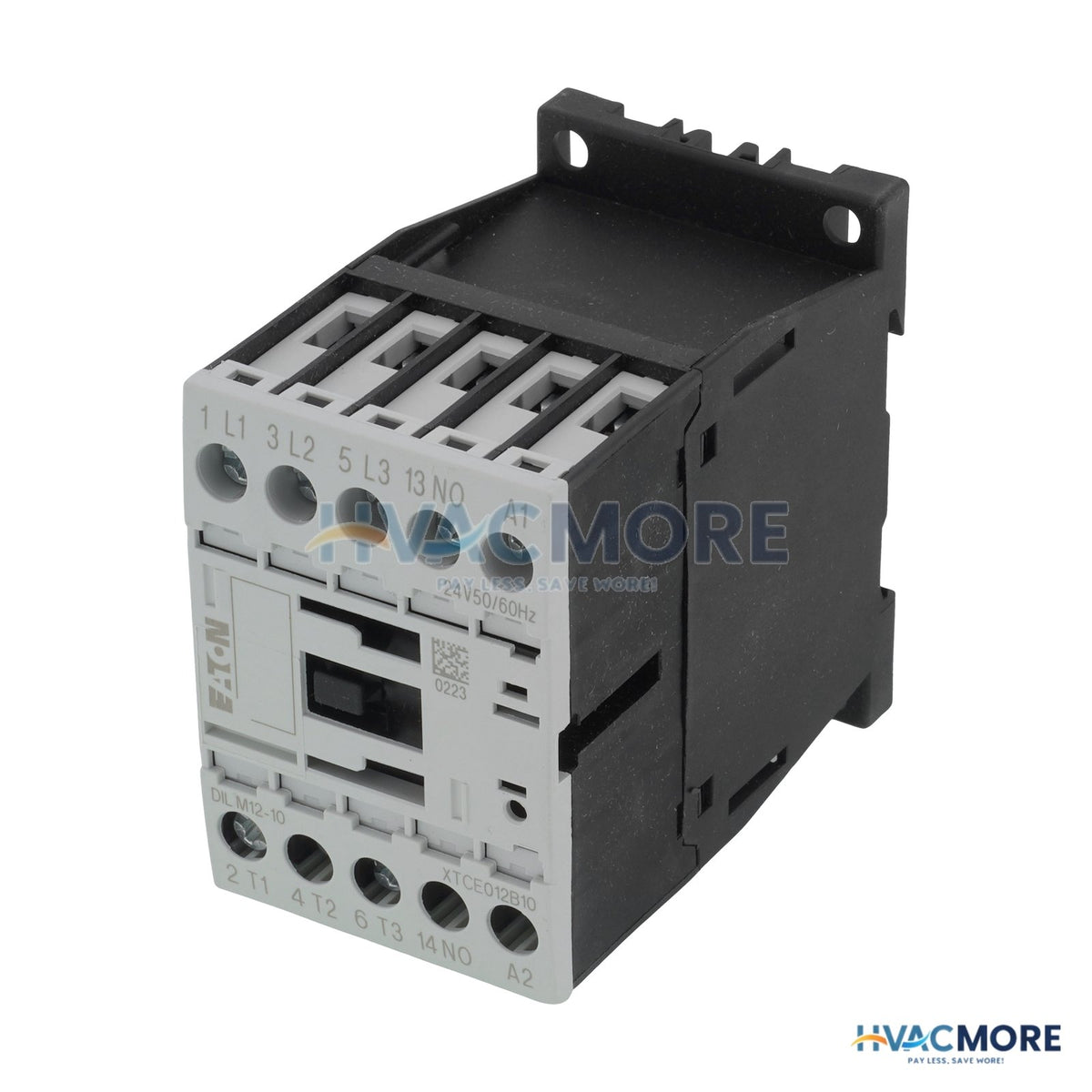 Eaton 3-POLE Non-Reversing Contactor (24V, 12 Amp) XTCE012B10T