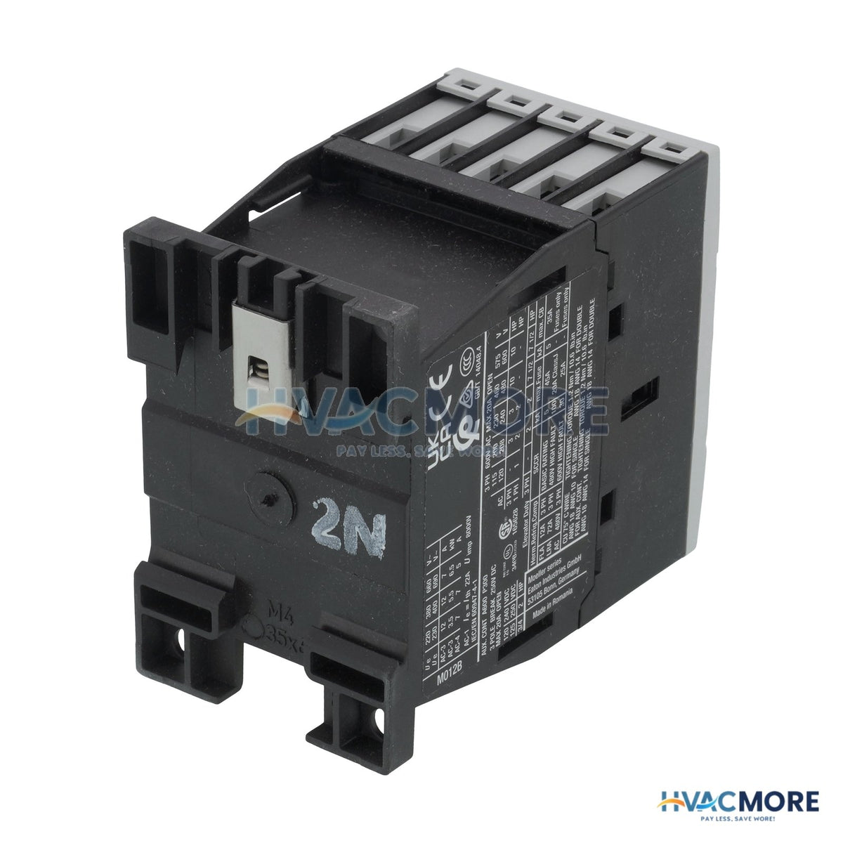 Eaton 3-POLE Non-Reversing Contactor (24V, 12 Amp) XTCE012B10T