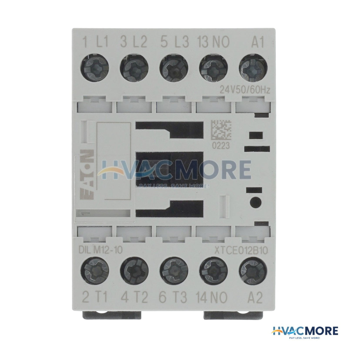 Eaton 3-POLE Non-Reversing Contactor (24V, 12 Amp) XTCE012B10T