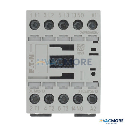 Eaton 3-POLE Non-Reversing Contactor (24V, 12 Amp) XTCE012B10T