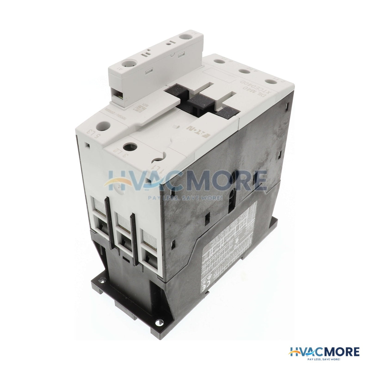 Eaton 3-POLE Non-Reversing Contactor (120V, 40 Amp) XTCE040D00A