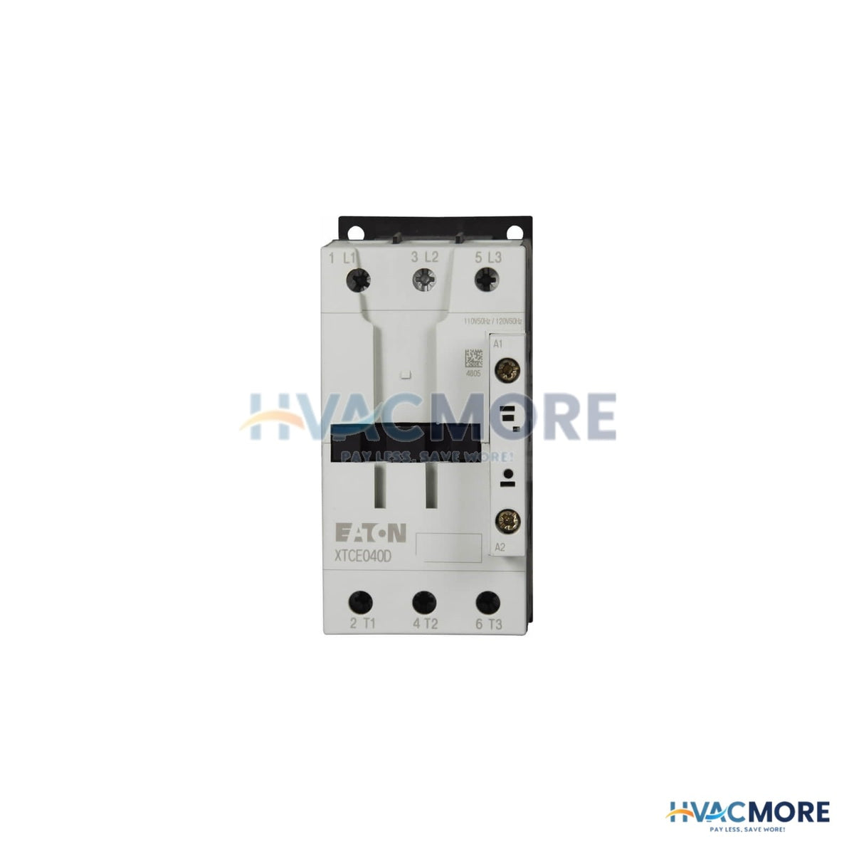 Eaton 3-POLE Non-reversing Contactor (120V, 50 Amp) XTCE050D00A