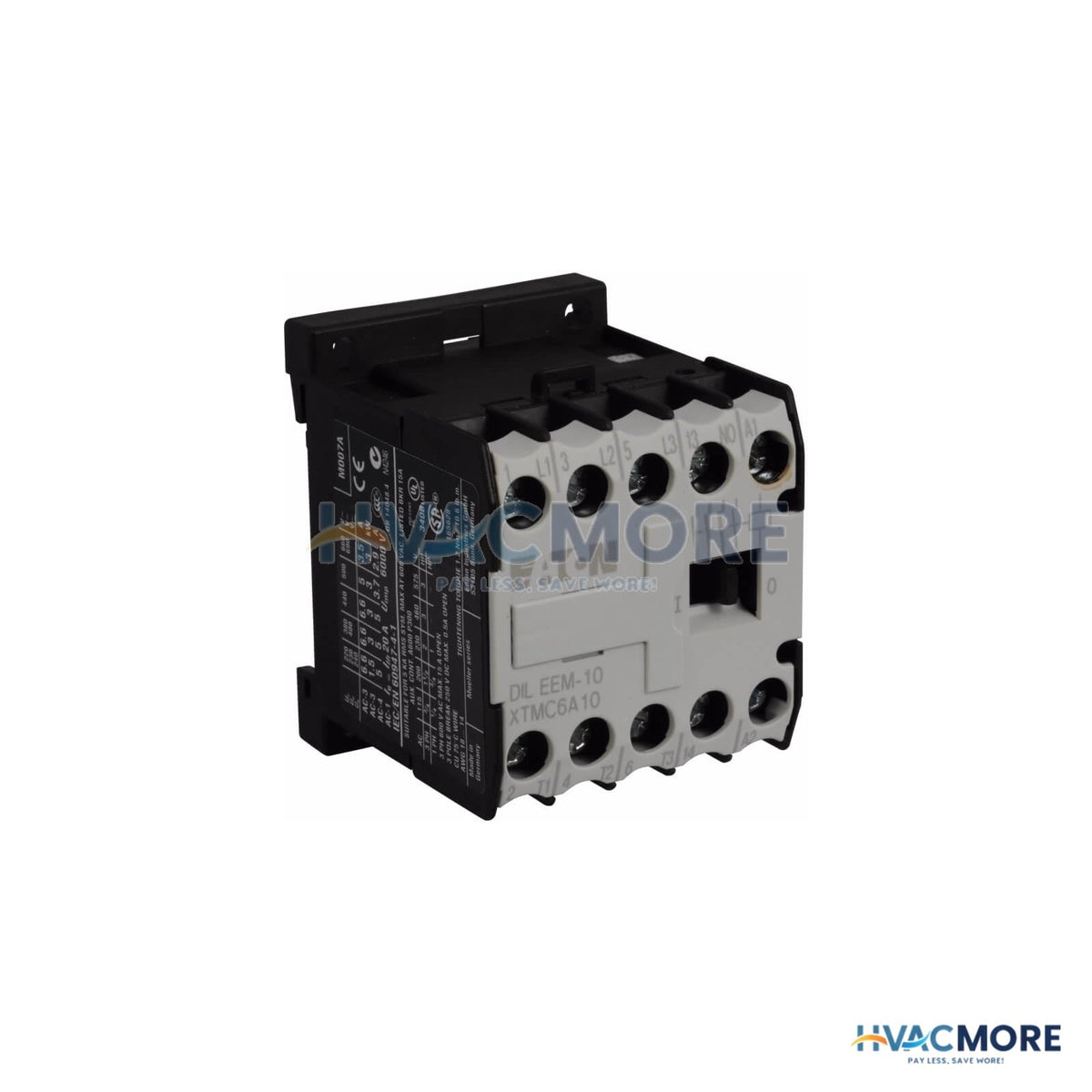 Eaton 3-POLE Miniature Non-reversing Contactor (120V, 9 Amp) XTMC9A10A