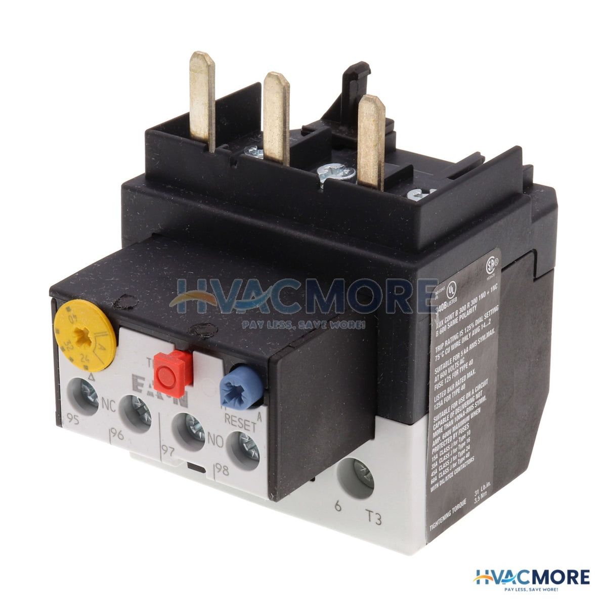 Eaton Bimetallic Overload Relay (24/40A) XTOB040DC1