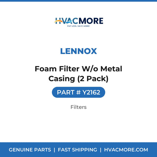 Lennox Foam Filter W/o Metal Casing (2 Pack) Y2162