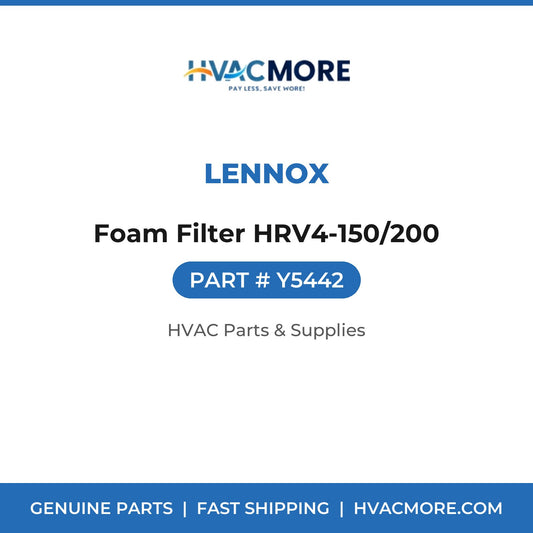 Lennox Foam Filter HRV4-150/200 Y5442