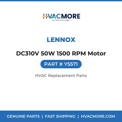 Lennox DC310V 50W 1500 RPM Motor Y5571