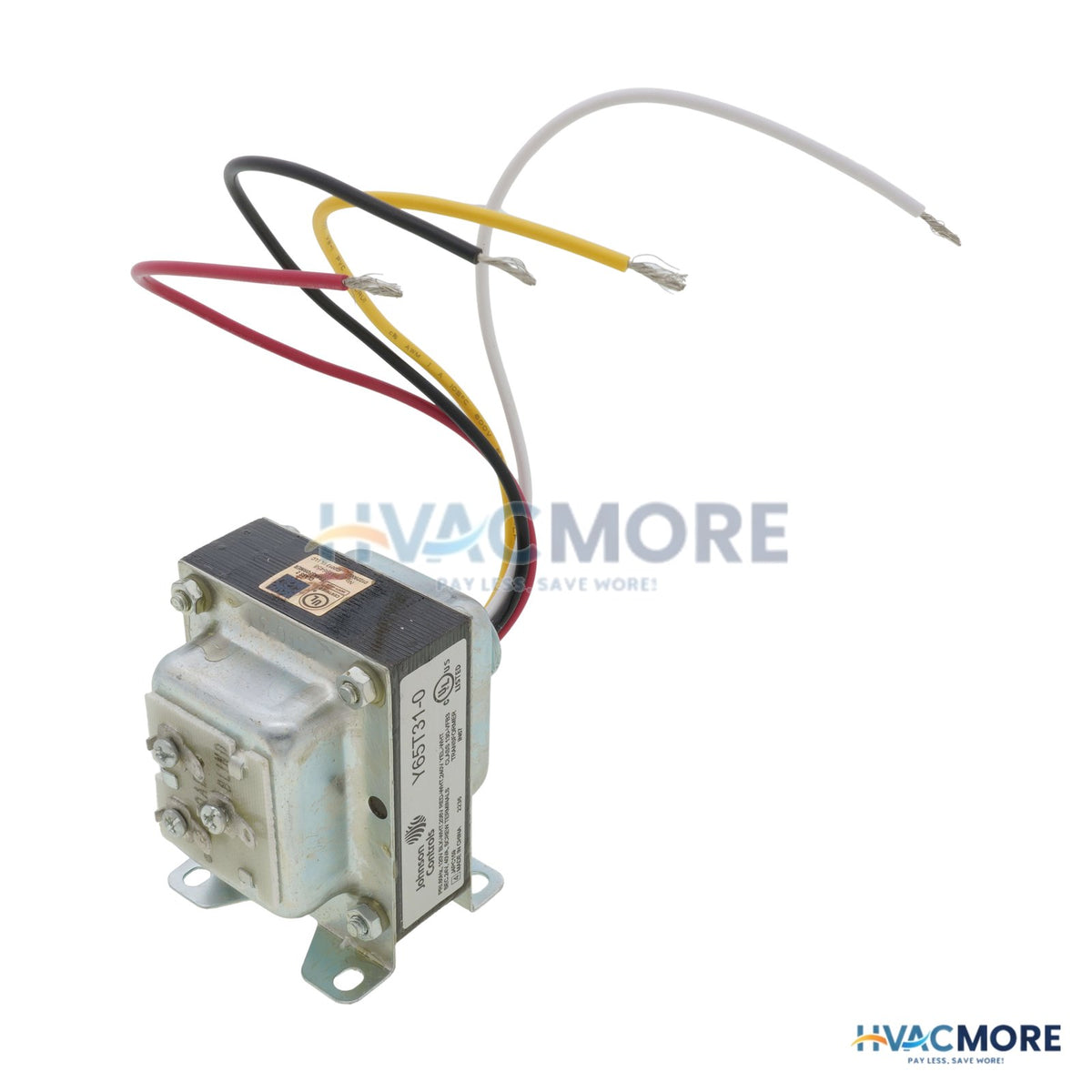 Johnson Controls 120/208/240V Primary, 24V Secondary Class 2 Transformer Y65T31-0