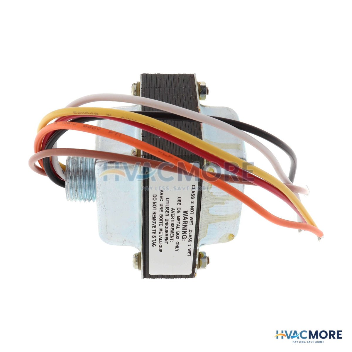 Johnson Controls 120/208/240V Primary, 24V Secondary Class 2 Transformer Y65T42-0