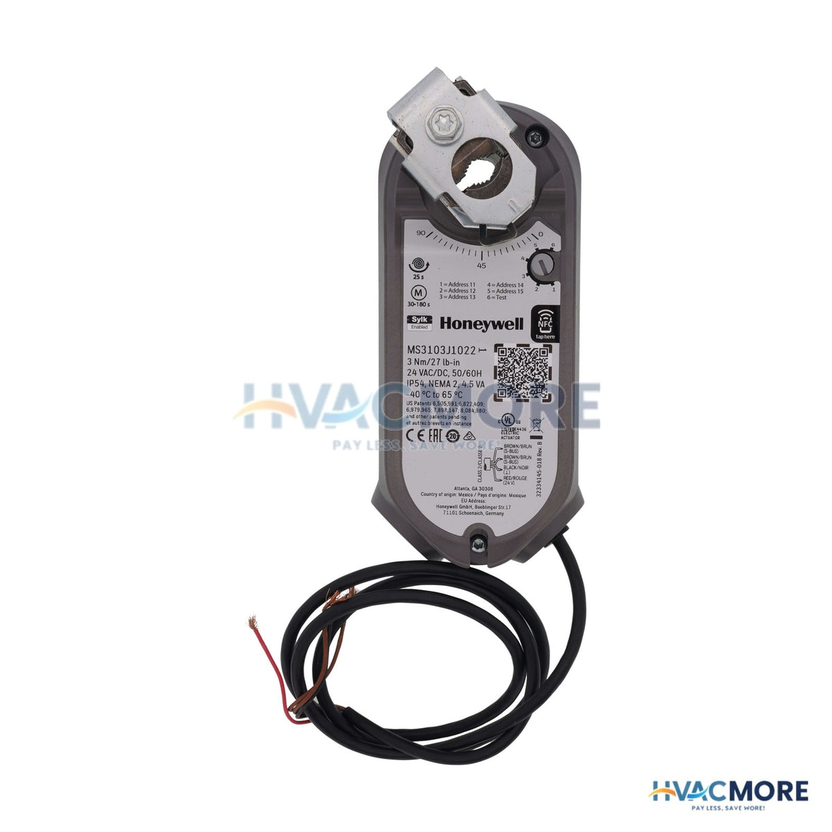 Honeywell JADE Economizer Systems W/ Dry Bulb & Black Motor Y7220AJ3104