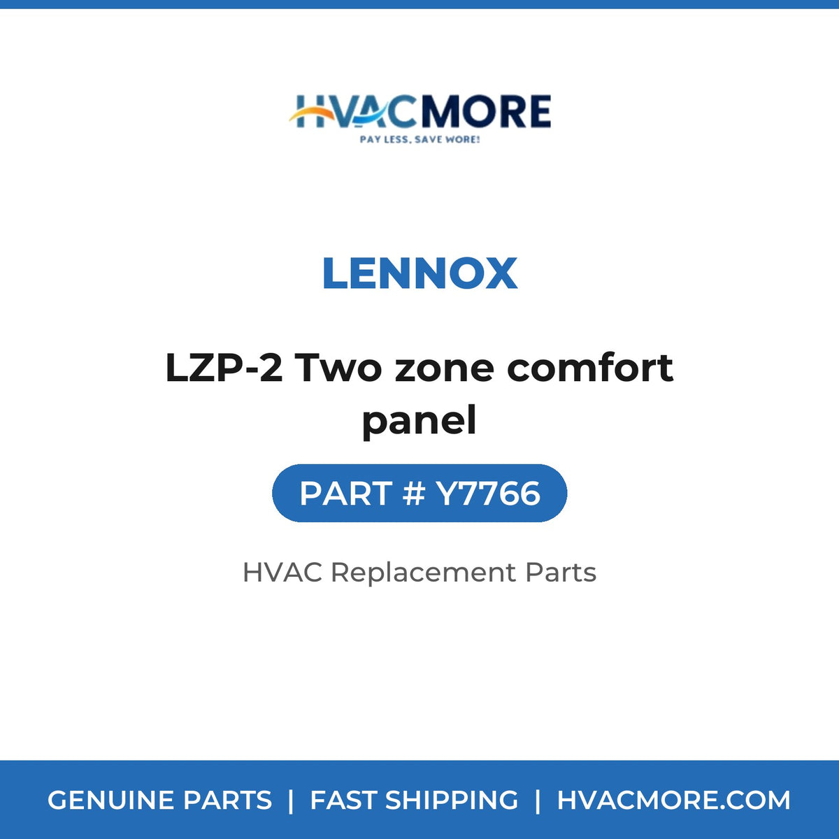 Lennox LZP-2 Two zone comfort panel Y7766