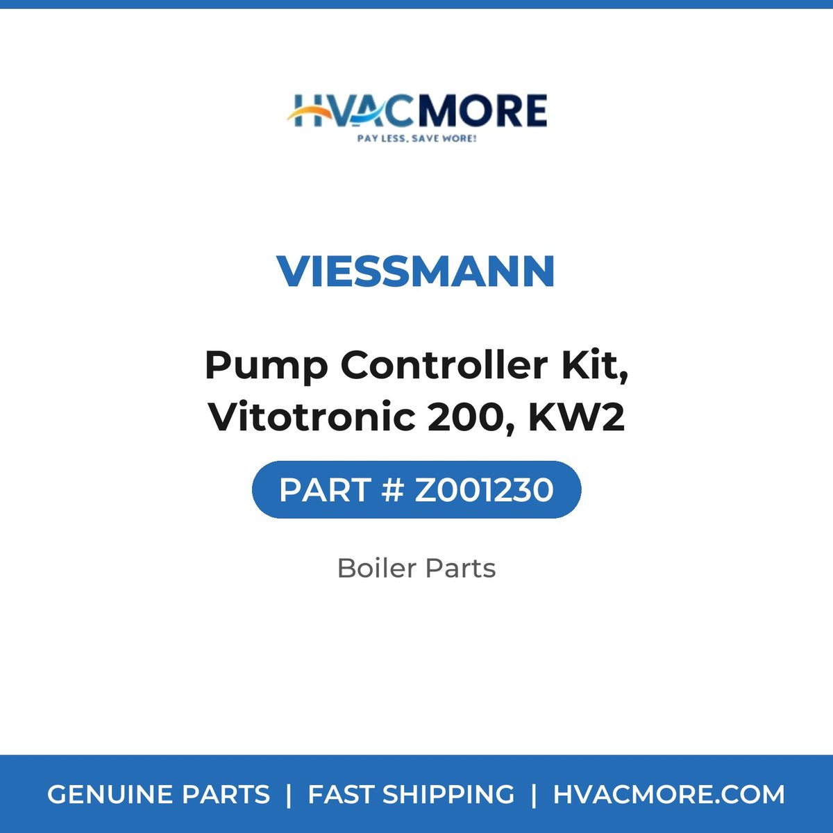 Viessmann Pump Controller Kit, Vitotronic 200, KW2 Z001230