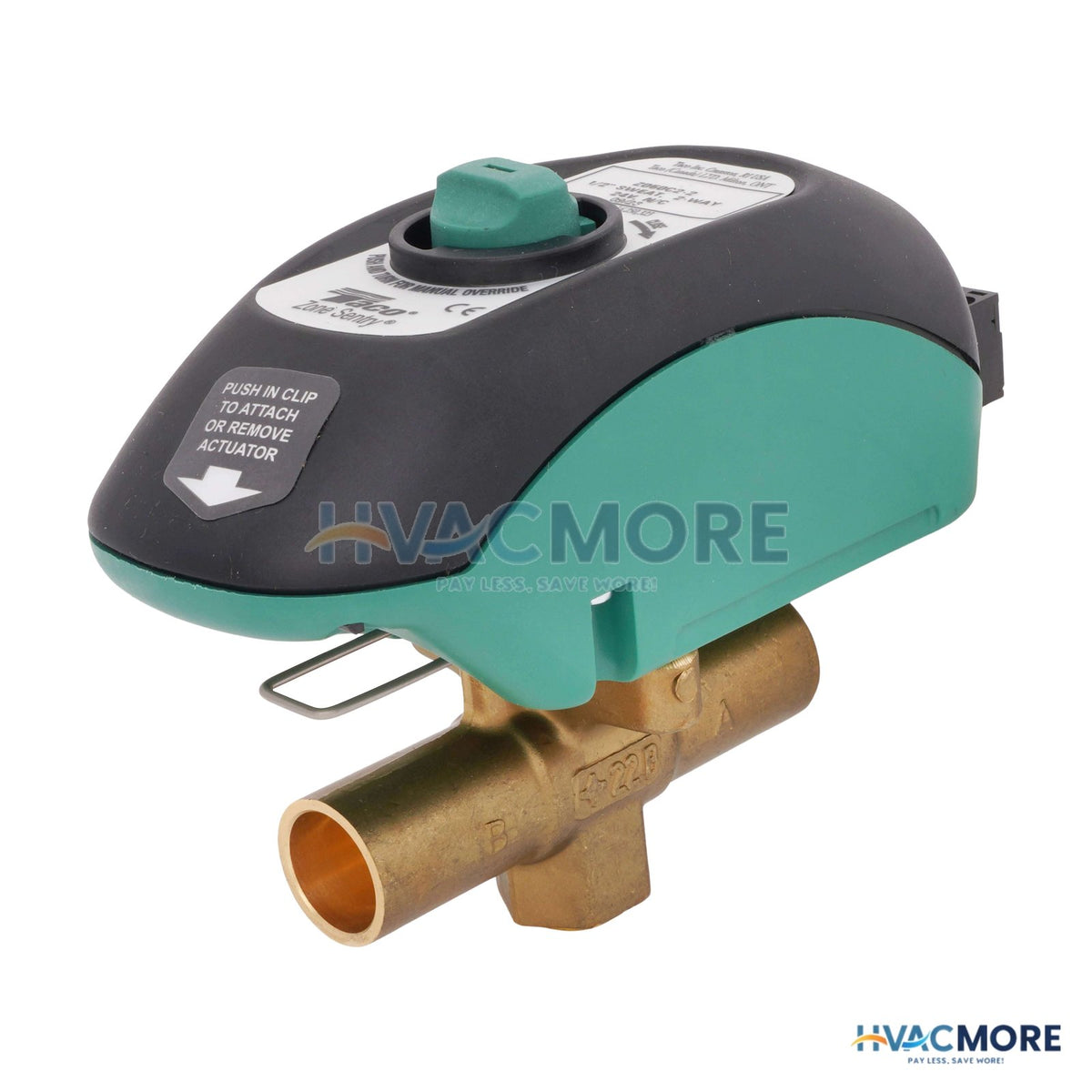 Taco 1/2" Zone Sentry Valve Normally Closed (Sweat) Z050C2-2